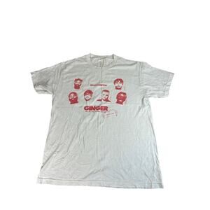 Unisex Band Tee Brock Hampton  Ginger some wear holes White Size Large- preowned